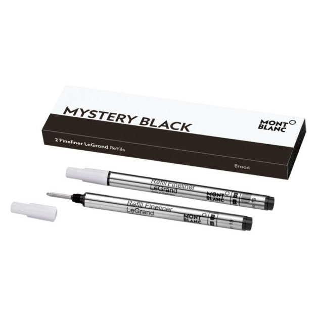 Montblanc - 2 x Rollerball LeGrand Refills (B) Mystery Black